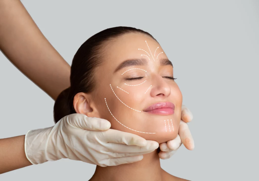 Contoured face of a beautiful woman | Elko Replenish Med Spa LLC | Elko, NV