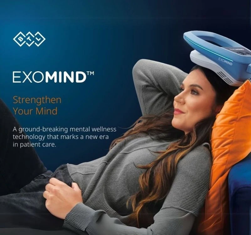 Exomind mental wellness device therapy session
