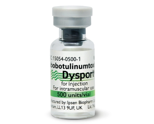 Dysport vial for cosmetic injectables Elko Replenish Med Spa