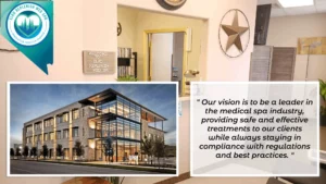 Elko Replenish Med Spa building exterior and welcoming lobby, symbolizing expansion into a collaborative health plaza in Elko