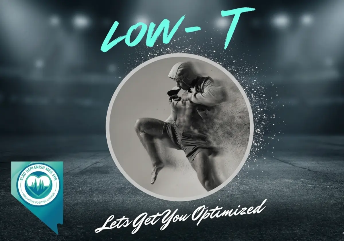 Hormone and Testosterone therapy for low Testosterone at Elko Replenish Med Spa in Elko Nevada helping men optimize energy and performance