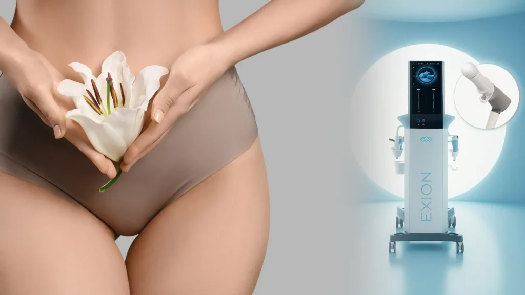 EXION technology for non-invasive intimate rejuvenation and tissue tightening.