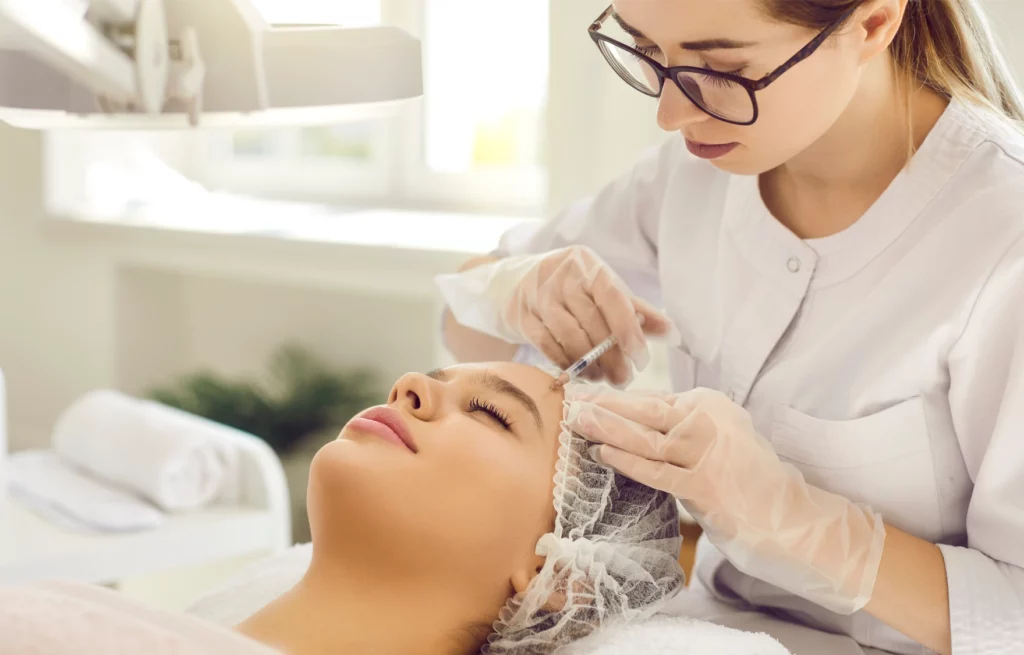 Facial rejuvenation procedure at Elko Replenish Med Spa